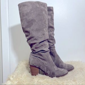 Target Knee High Slouchy Gray Boot 9